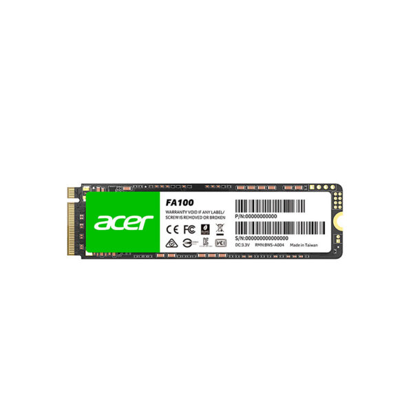 SSD Acer/fa100 256gb M.2 Pcie 3.0 2280 3300/2700 Mbs 3d Nand