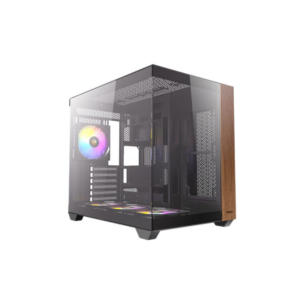 ANTCASATXCX800WOOD_1_1.jpg Case Antec/cx800 Wood ARGB Mid Tower 3x120mm On Bottom 1x120mm In Rear