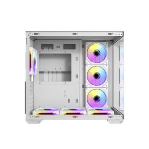 Case Antec/cx Mirror Mid Tower White ARGB 3x120mm Bottom 3x120mm Right Side 1x120mm Rear