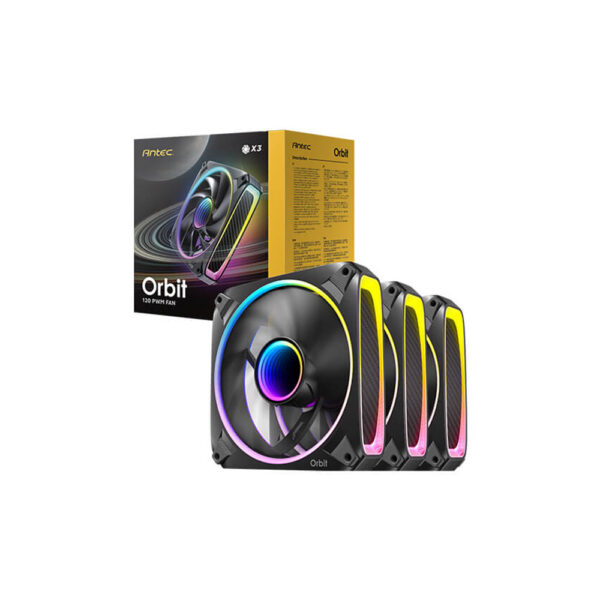 ANTFANBASORBIT120ARGB-3PK_1_1.jpg Fan Antec/orbit 120 ARGB 4-pin 3-pin Led/3 In 1 Pack