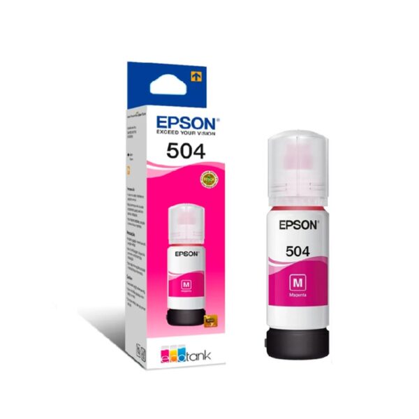 EPSCONBOTT504320-AL_1.jpg Botella Epson T504 Magenta L4150/l4160/l6161/l6171/l6191 6000 Pag T504320-al