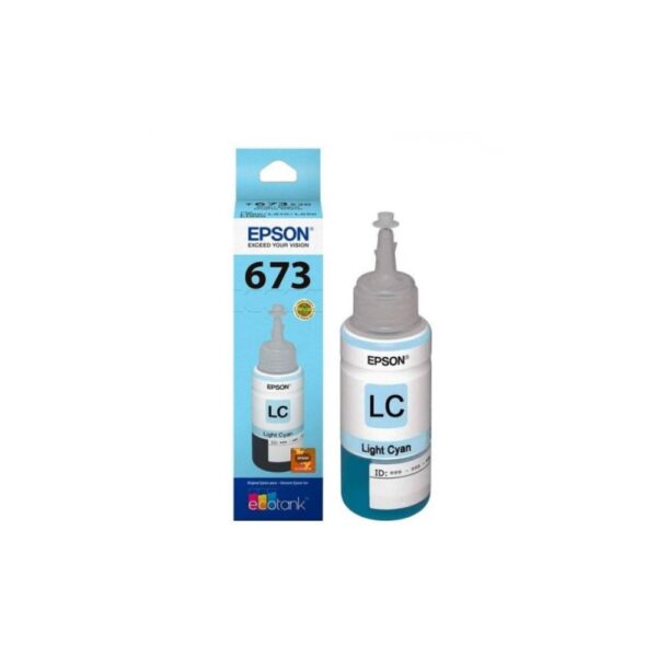 Botella Epson T673 Light Cyan L800 4000 Pags T673520-al