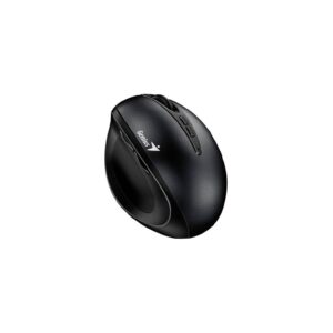 GENMOUWIR31030037400_1_1.jpg Mouse Genius Wireless Ergo 8300 Negro/ Vertical / Silencio / 7 Botones /rf 2.4ghz / Pila Aa X 1