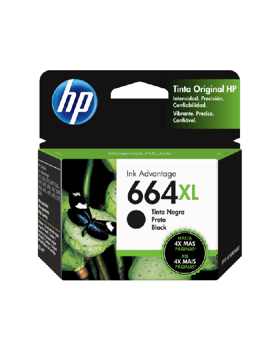 Tinta Hpinc 664xl Negro 1115/2135/3635/3775 480 Pag F6v31al