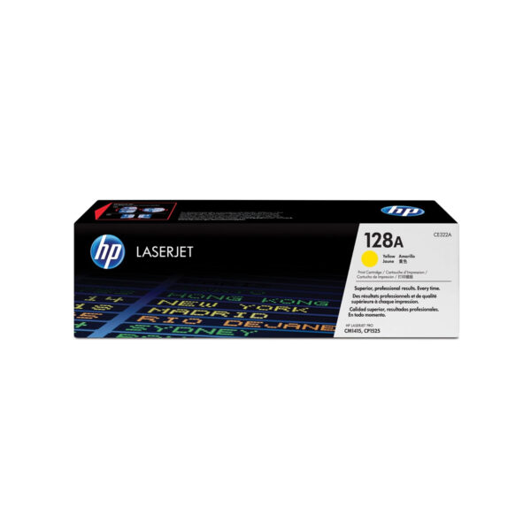 Toner Hpinc 128a Amarillo Laserjet Cp1525/cm1415 1300 Pag Ce322a