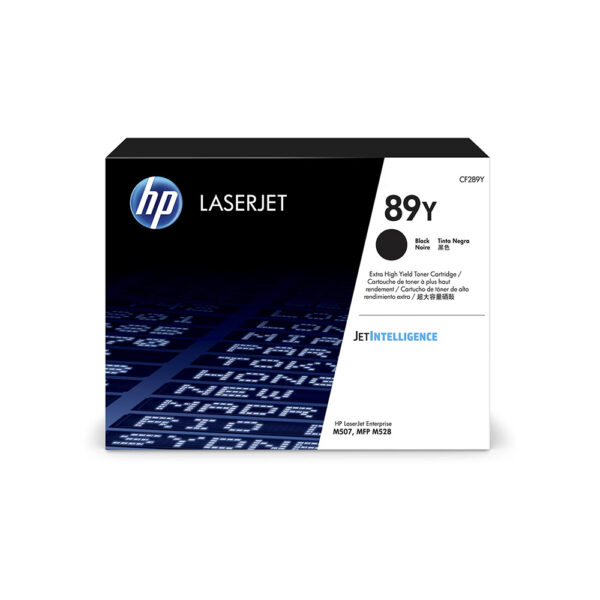 Consumible Hpinc//toner 89y Negro Rendimiento Superior Laserjet M507/m528 20000 Pag Cf289y