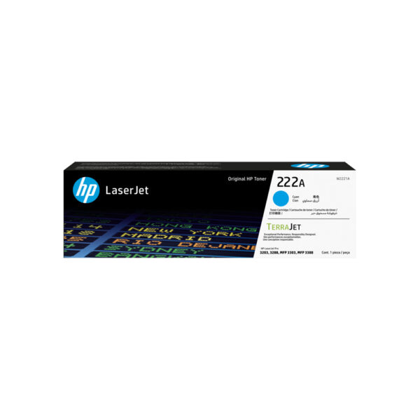 HPICONTONW2221A_1_1.jpg Consumible Hpinc/toner 222a Cyan Laserjet 3201/3202/3303 1200 Pag W2221a