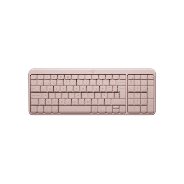 Teclado Logitech/k250/compacto/bluetooth/wireless/incly.num-pad/ajustable 7grados/rose