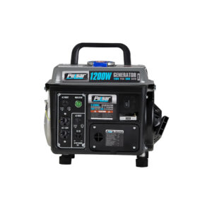 Promo 2x1 Generador Pulsar/portatil G1200sg Gasolina 2 Ciclos 1200w Retroceso Electrico Negro/gris