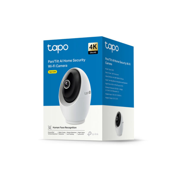 TPLCAMIP0TAPOC260_1_1.jpg Camara Tplink/tapo C260/4k/vision a Color /audio Bidireccional/reconocimiento Rostros/hasta 512gb