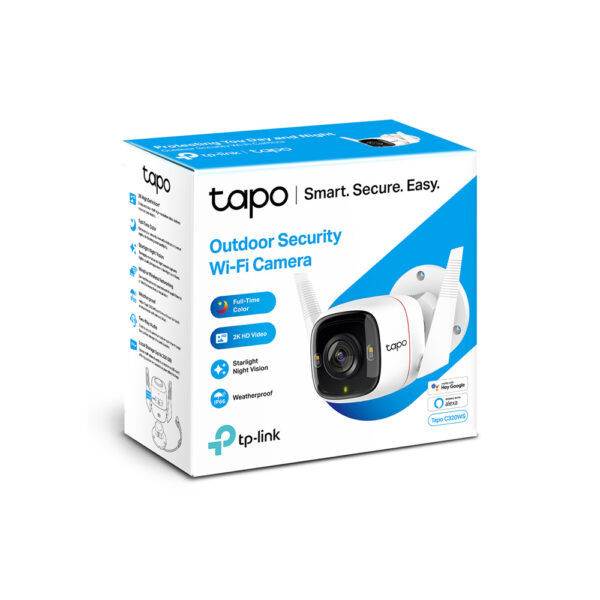 Camara Tplink/tapo C320ws /exterior / WIFI /vision Nocturna a Color/256gb/ 2k /audio Bidireccional