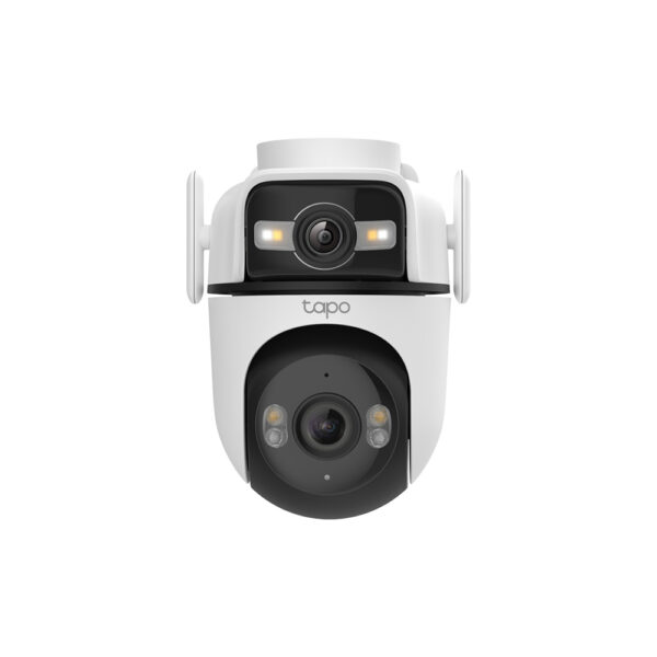Camara Tplink/tapo C545d/outdoor Doble Lente/2k/ip66/detec. Ia/v.nocturna Color/hasta 512gb/rj45