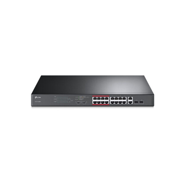 TPLSWIADMTL-SL1218MP_1_1.jpg Switches/tplink Tl-sl1218mp/ 16 Puertos 10-100 Mnbps /2 Puertos Gigabits Poe/ Carcasa Metal